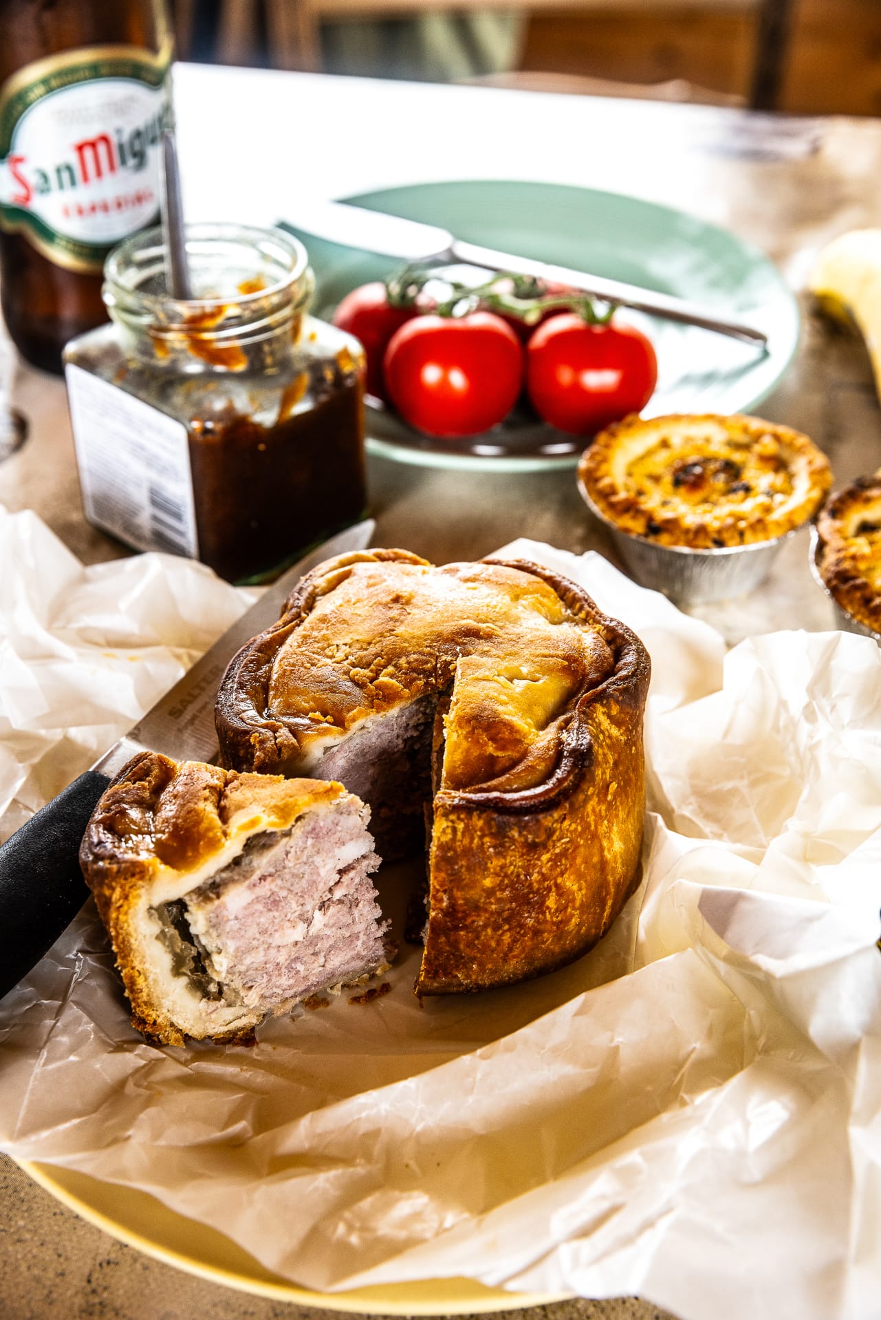 Pork pie in the Boat House