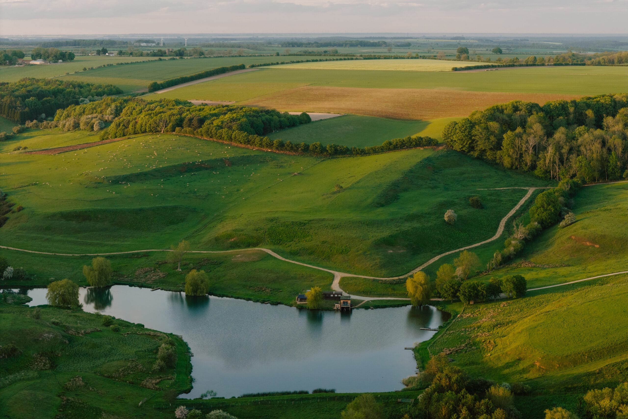 Otby Lake and the valley beyond